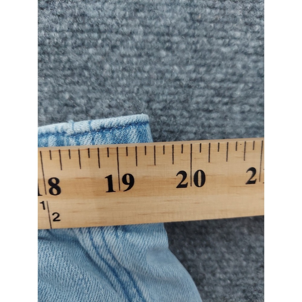 American Eagle Jeans Womens XL Blue Low Rise Ultra Wide Leg Drawstring Pull On - Picture 10 of 13